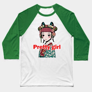 Pretty girl Baseball T-Shirt